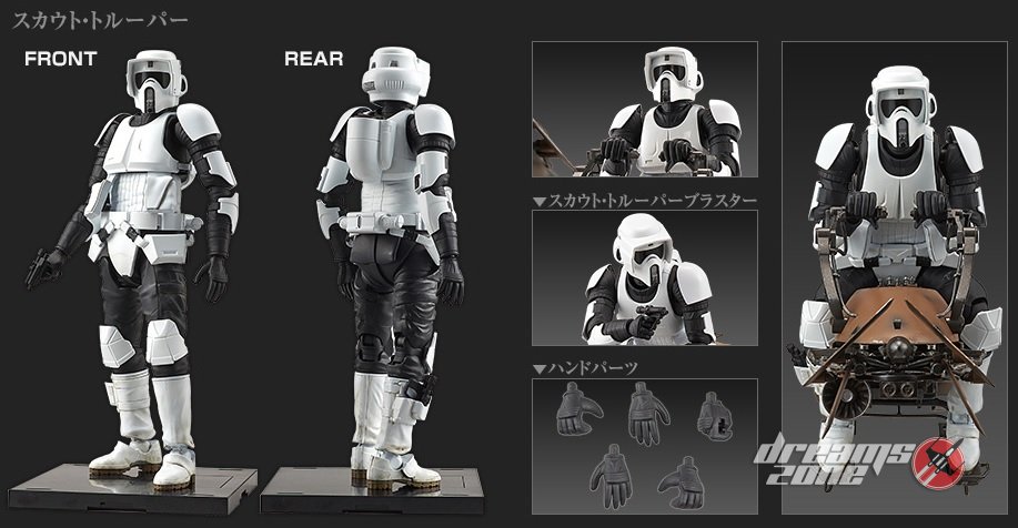 Scout trooper Bandai Kit 003